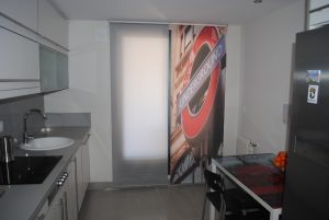 estor impreso translucido cocina